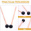 Xylophone Mallets Ethereal Drum Hammer 2 Pcs 6