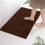 Chenille Bathroom Rug Mat Brown 32x20 Inch 1