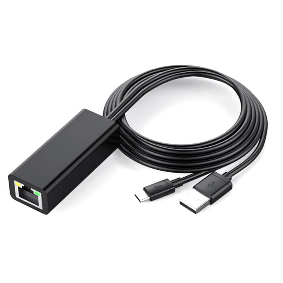 Ethernet Adapter For Tv Stick 2Nd Gen Usb To Rj45 Black 9370362129796