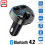 Bluetooth 4.2 FM transmitter with USB charger and TF card 1