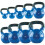 6 kg Gusseisen-Kettlebell - Blau 8