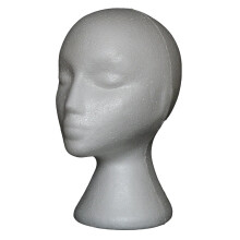 Limei styrofoam wig head 11 inch tall female mannequin