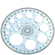 Geometric Template Ruler for Circles and Shapes (1)