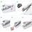 Handheld Electric Sewing Machine Portable White 2