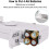Handheld Electric Sewing Machine Portable White 4