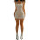 Women's unitard white halter neck sleeveless 4
