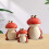 Frog Figurine Ceramic Animal Sculpture 3 pcs 6