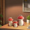 Frog Figurine Ceramic Animal Sculpture 3 pcs 8