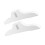 Support de pare-soleil en bois blanc (2 pièces) 2