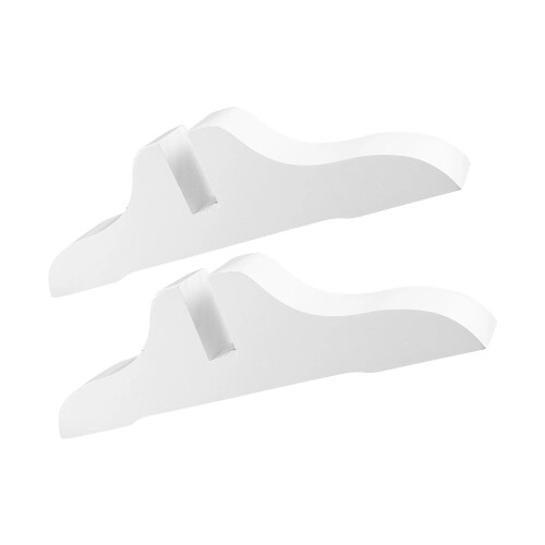 Support de pare-soleil en bois blanc (2 pièces) 1