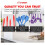 Silicone Kitchen Utensil Set Gray 5-Piece 6