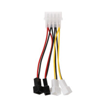 Molex to 3-Pin Fan Power Adapter Cable 4 Pin