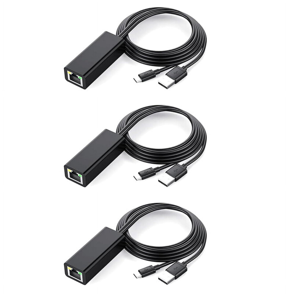 Ethernet Adapter For Tv Stick 2Nd Gen Micro-Usb To Rj45 9370362144577