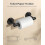 Wall Mount Toilet Paper Holder Matte Black Double Post 5