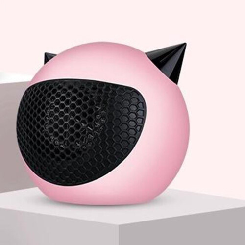 Draagbare elektrische persoonlijke ruimteverwarming roze 1