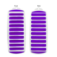 Bac à glaçons Ausyst, bacs à glaçons étroits en silicone avec démoulage facile, réutilisables pour whisky, cocktails, empilables – Offre de