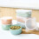 Kitchen Food Storage Container Round Rectangle1Pack 4