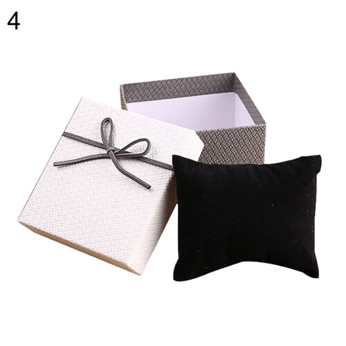 Μόδα Bowknot τετράγωνο πλέγμα πολλαπλών χρωμάτων κουτί αποθήκευσης συσκευασίας