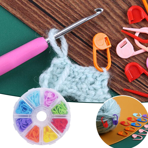 Knitting counter crochet locking markers 104 pcs 1