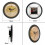 Clock Movement Round Gold Dial 6 Inch Silent DIY 2