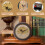 Clock Movement Round Gold Dial 6 Inch Silent DIY 3
