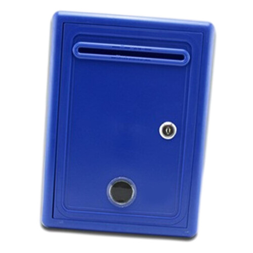 Suggestion Box Blue Multipurpose with Window and Lock 1 pc 1