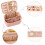 Make-uptas zwart, draagbare cosmetica-organizer met grote capaciteit 4