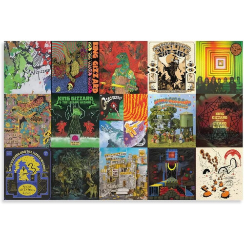 King Gizzard and the Lizard Wizard Canvas Art Poster