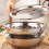 Stainless Steel Vegetable Chopper Bowl 28cm 3-Piece 6