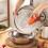 Stainless Steel Vegetable Chopper Bowl 28cm 3-Piece 8