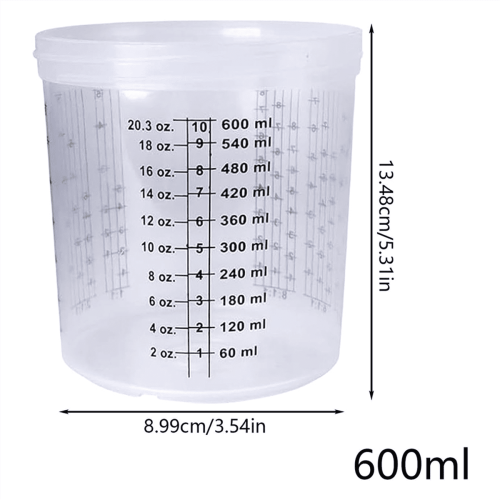 Paint Mixing Container Cup Liners for Sprayer 160ml 2