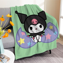 Kuromi cartoon blanket soft shaggy flannel 150x200 cm