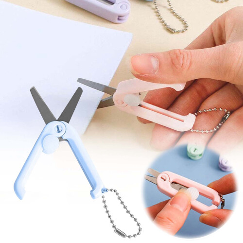 Foldable Mini Scissors with Cute Design 1 Pair 1