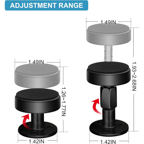 Adjustable Threaded Bed Frame Anti-Shake Tool4pcs30-68mm 1
