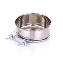 Jacenvly Stainless Steel Hanging Dog Bowl 1 Pack