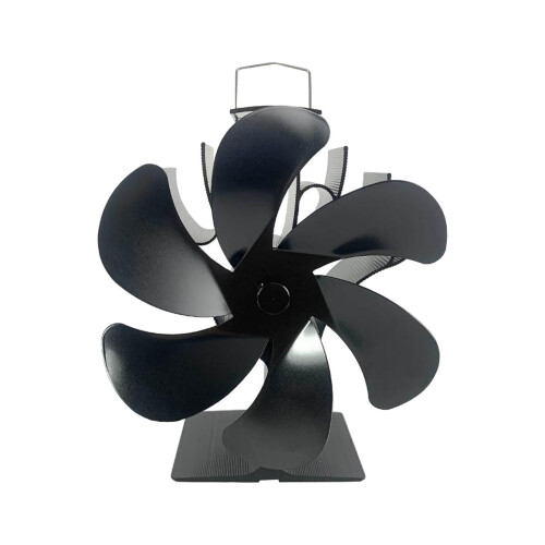 Warmte-aangedreven openhaardventilator, stil, houtgestookt, 4 bladen 1