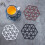 Table Mat Anti-Scald Anti-Slip Insulation Mat 4 pcs 8