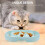 Slow-feeding pet bowl white non-slip1piece 5