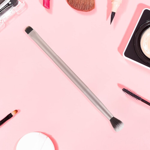 Professional Double-Ended Eyeshadow Brush Soft Lightweight 2