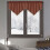 Macrame Sheer Window Valance 51.1"W x 23.6"L Coffee 5