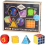 Brain Teaser Puzzle Box Gift Set Bead Barrel Ball Maze Pyramid Maze Cube Puzzle 1