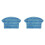 Mop Cloth for I2 VCR03 Vacuum Cleaner 2 Pcs 1