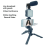 Mobile Phone Tripod Kit with Microphone and LED Light 5