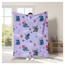 Cartoon Stitch Fleece Blanket 40x60 Inches