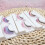 Kmxyo 3D false eyelashes fluorescent fiber gradient 1 pair 3