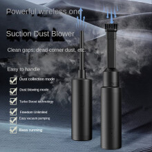 Car vacuum cleaner handheld with LED light and blower