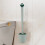 Ensemble de brosse de toilette en silicone avec support mural et couvercle 7