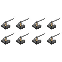 8PCS 31mm Long Shaft DIY Clock Movement Mechanism Hands Kit Wall Quartz Clock Movement Repair Tool Parts