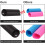 Ludlz Garlic Peeler Silicone Roller 3PCS 5