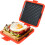 Microwave Sandwich Maker Red Compact 1-unit 1